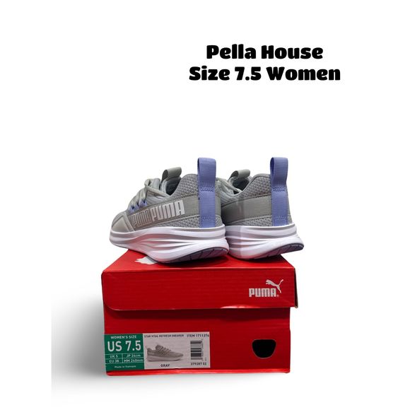 PUMA Ladies' Star Vital Refresh Sneaker Grey 7.5 Brand New Authentics - Picture 3 of 4